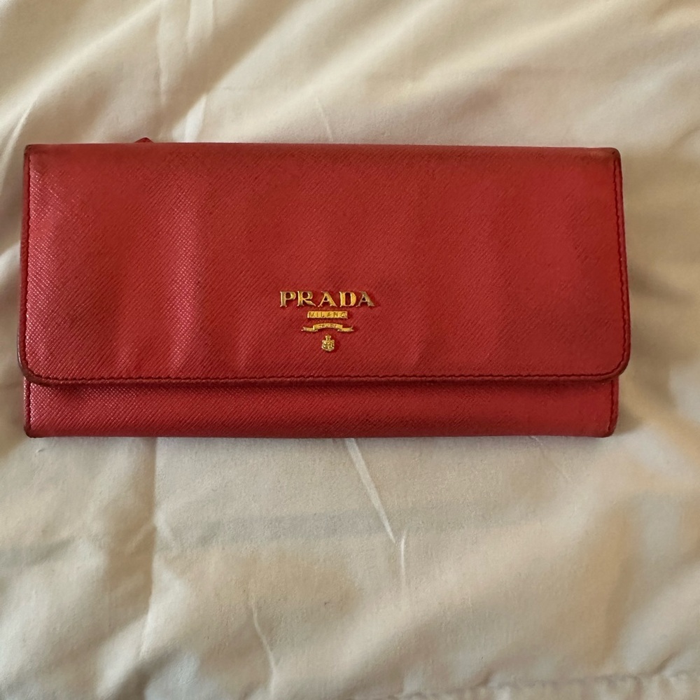 Prada Red Women's Wallet